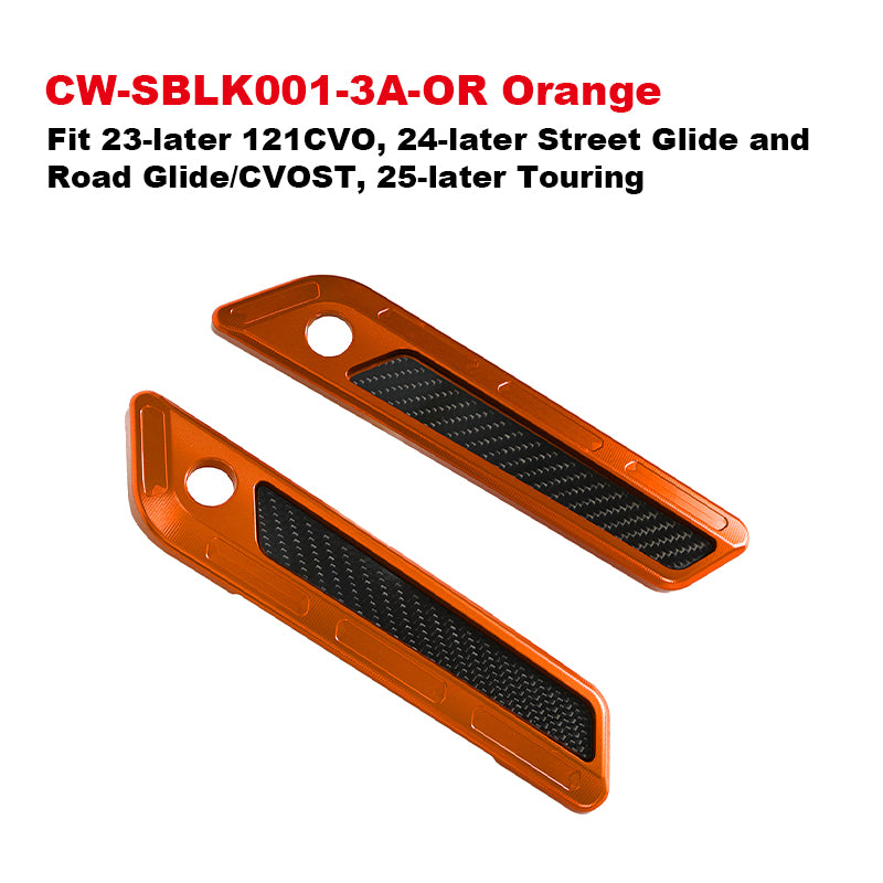 Colors Saddlebag Latch Cover Fit 2014-2023 Touring Motorcycle Side Case Lock Cover for Road Glide/Street Glide/Road King