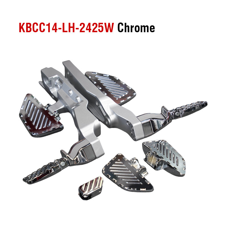 GWM SOUO S2000 Motorcycle Floorboard Controls Kit Front & Rear Footpegs Brake Pedal Highway Peg Mounts Kit