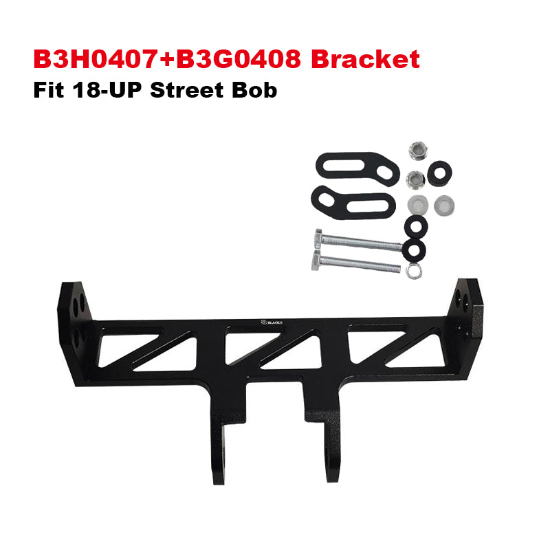 Baja LP6 Headlight Bracket and Soft Light Headlight Wiring Harness for Softail 18-later Street Bob Mounting Bracket Headlamp