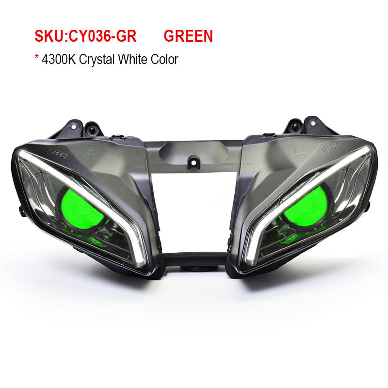 Yamaha YZF R6 2008-2016 LED Headlight Assembly Projector Front Position Plastic 6000K Color Temperature Motorcycles Made China