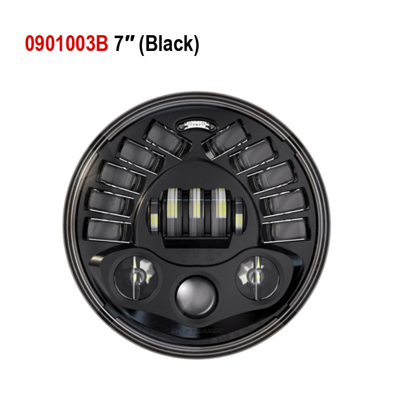 HD 883 XL1200 5.75inch LED Dynamic Softail 7inch Motorcycle Headlights with Turn Signal 12V Flashing 30W Power for Cars
