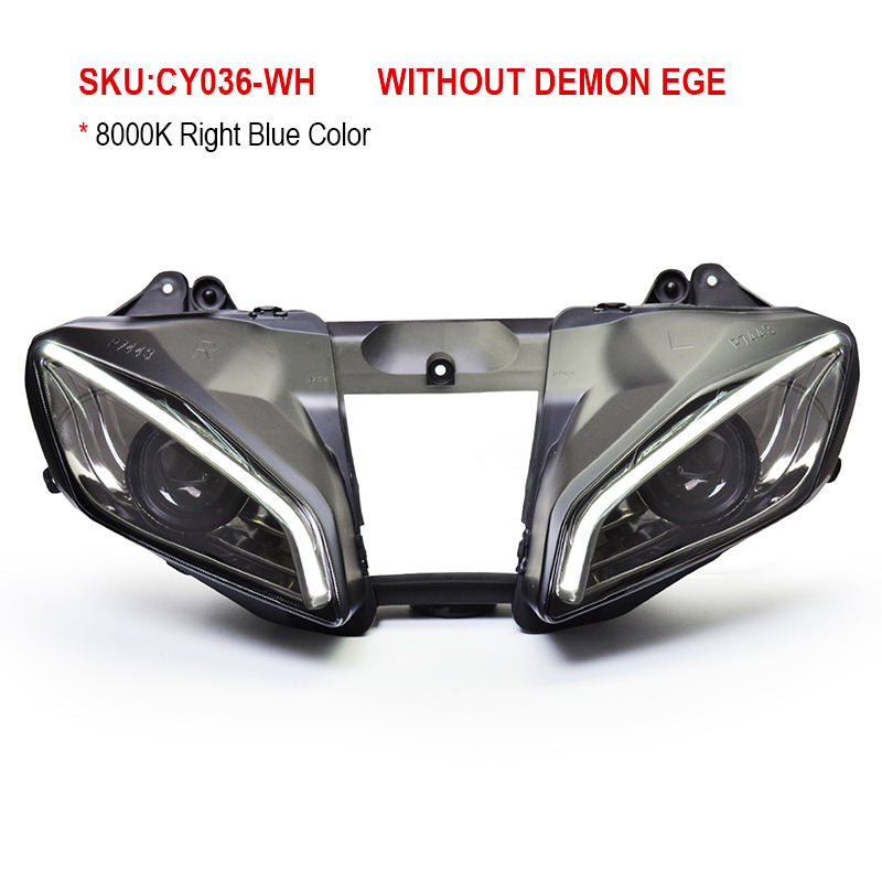 Yamaha YZF R6 2008-2016 LED Headlight Assembly Projector Front Position Plastic 6000K Color Temperature Motorcycles Made China