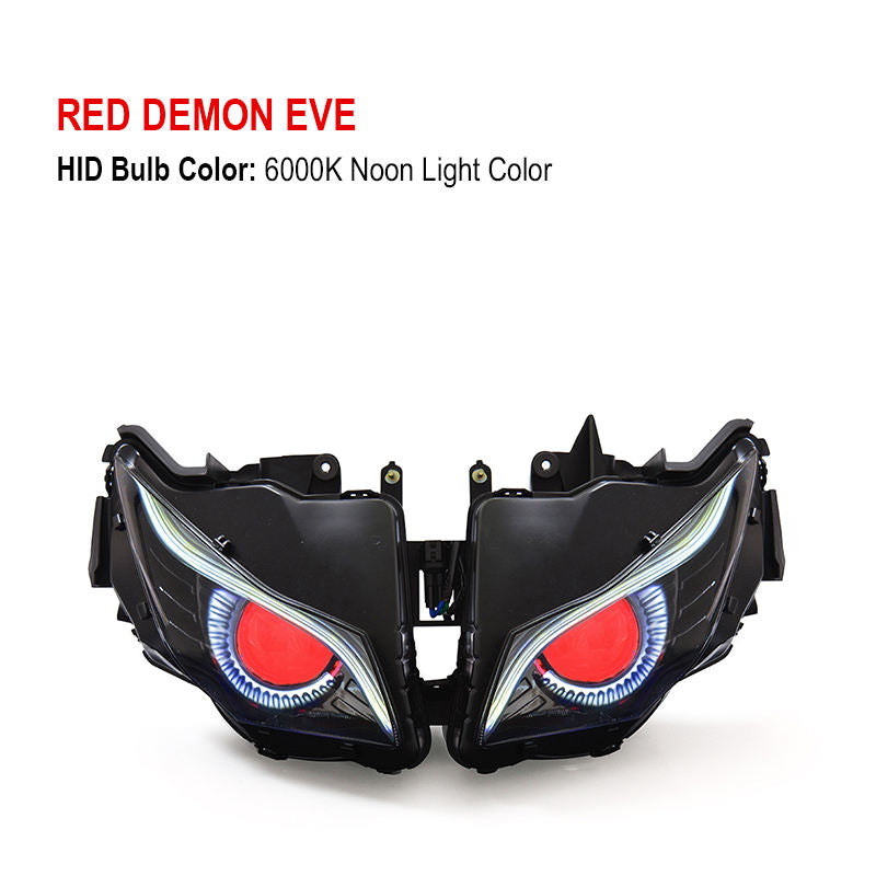 Hondaa CBR1000RR 2012-2016 Projector LED Headlight Assembly Optical Fiber Plastic 6000k Perfect Fit Motorcycle Led Headlights