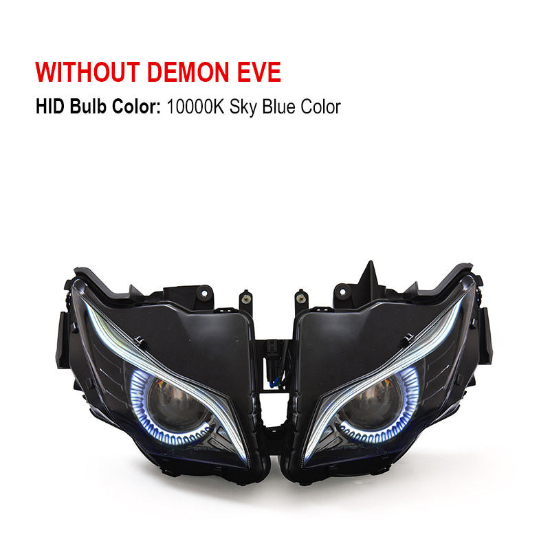 Hondaa CBR1000RR 2012-2016 Projector LED Headlight Assembly Optical Fiber Plastic 6000k Perfect Fit Motorcycle Led Headlights