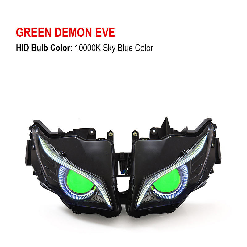 Hondaa CBR1000RR 2012-2016 Projector LED Headlight Assembly Optical Fiber Plastic 6000k Perfect Fit Motorcycle Led Headlights