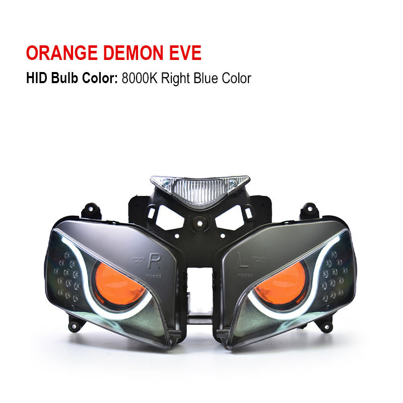 Hondaa CBR1000RR 2004-2007 LED Optical Fiber Headlight Assembly New Condition 6000k Color Temperature Directly China Motorcycles