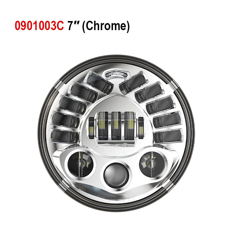 HD 883 XL1200 5.75inch LED Dynamic Softail 7inch Motorcycle Headlights with Turn Signal 12V Flashing 30W Power for Cars