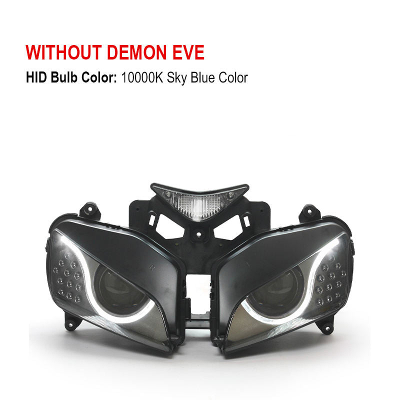 Hondaa CBR1000RR 2004-2007 LED Optical Fiber Headlight Assembly New Condition 6000k Color Temperature Directly China Motorcycles