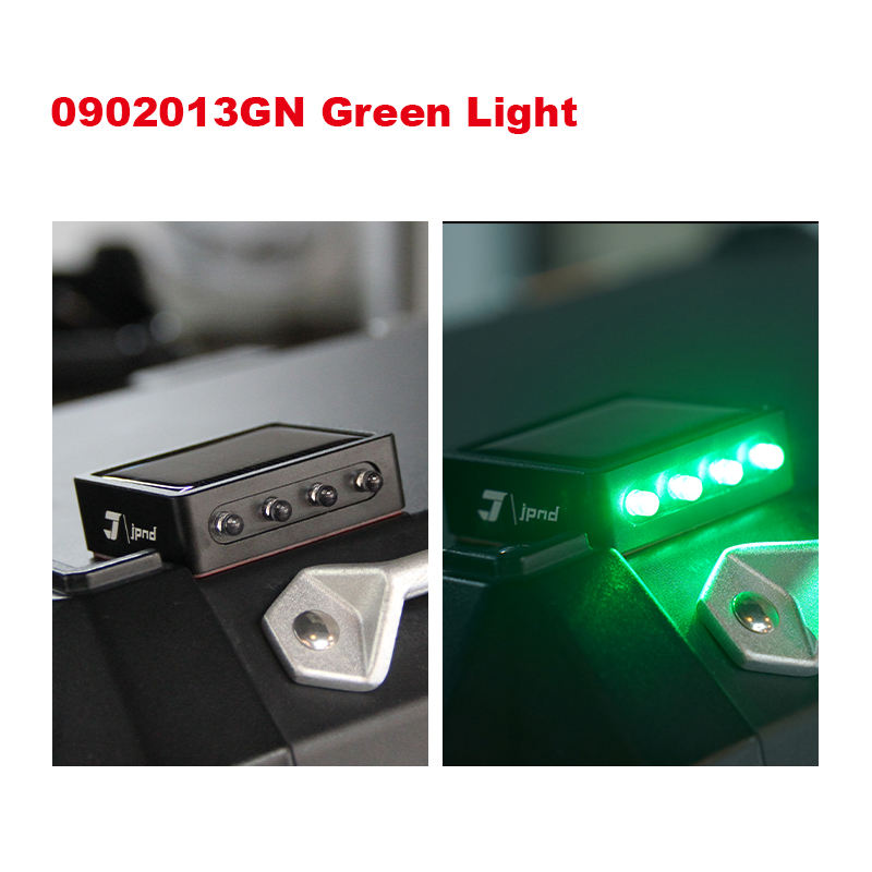 Motorcycle Side Box LED Solar Strobe Light 1250GS Top Case Red Yellow Night Ride Warning Emergency Signal Flashing Light