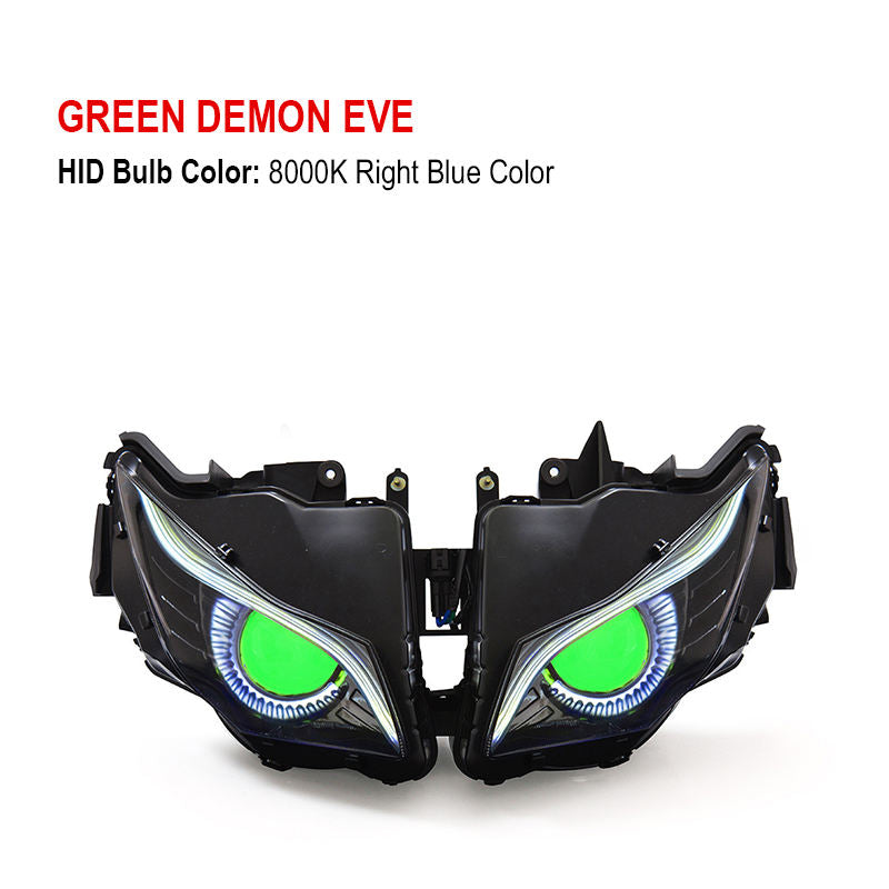 Hondaa CBR1000RR 2012-2016 Projector LED Headlight Assembly Optical Fiber Plastic 6000k Perfect Fit Motorcycle Led Headlights