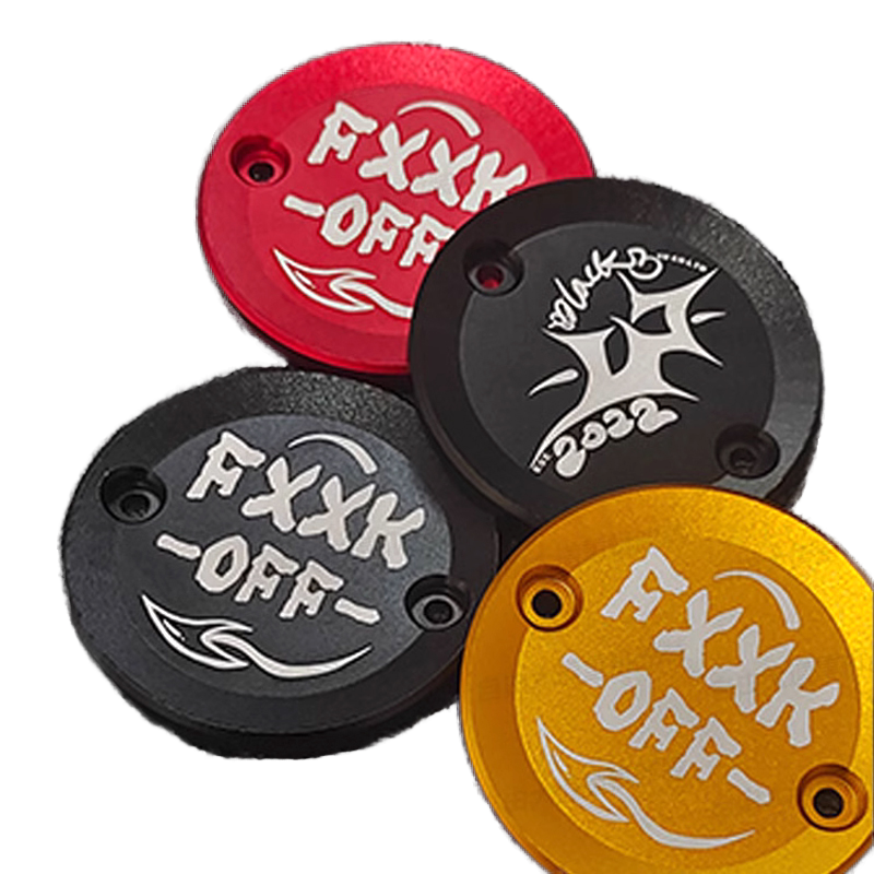 Customized PB Style Timer Cover 17-Later Milwaukee-Eight Motorcycle Fitting HD Touring Softail New Condition Made Aluminum ABS