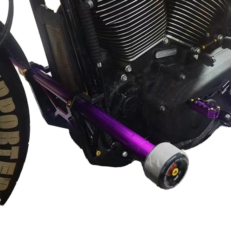 Motorcycle Front Forged Billet Aluminium Crash Bar for 18-Later Softail Low Ride/Street Bob ClubStyle Guard Crash Bar FXLR/FXBB