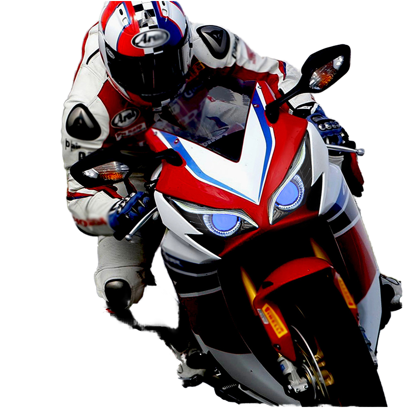 Hondaa CBR1000RR 2012-2016 Projector LED Headlight Assembly Optical Fiber Plastic 6000k Perfect Fit Motorcycle Led Headlights
