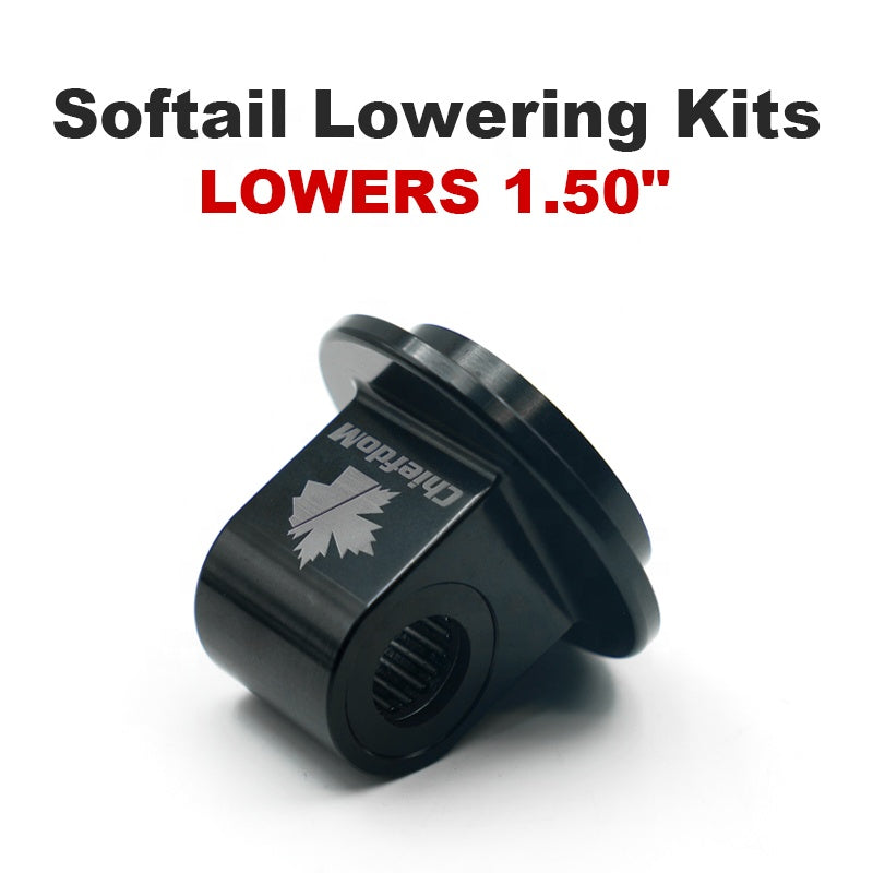 HD 18-Later Softail 1.50 Inch Rear Lowering Kit High-Strength 40mm LowRider ST Fat Bob Motorcycle Accessories