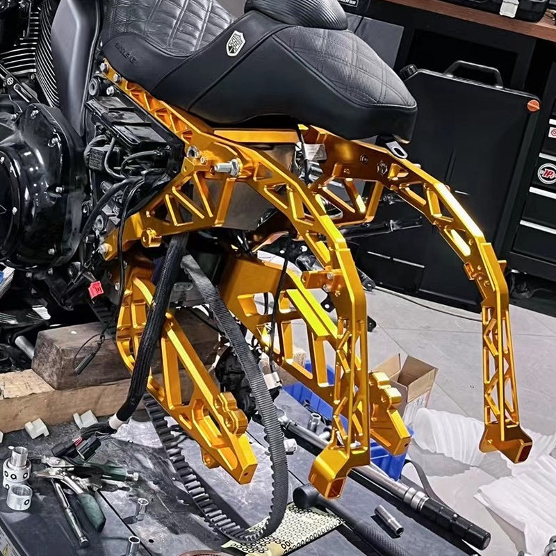 HD Touring Motorcycle for Road Glide/Street Glide PB Style Customized Lightweight Rear Fender Struts Performance Bagger Design