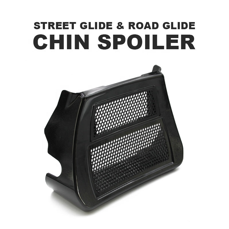 Custom Style Vivid Black Chin Spoiler HD 2023 Street Glide CVO Road Glide CVO 2024-later FLHX and FLTRX Motorcycle Fairing