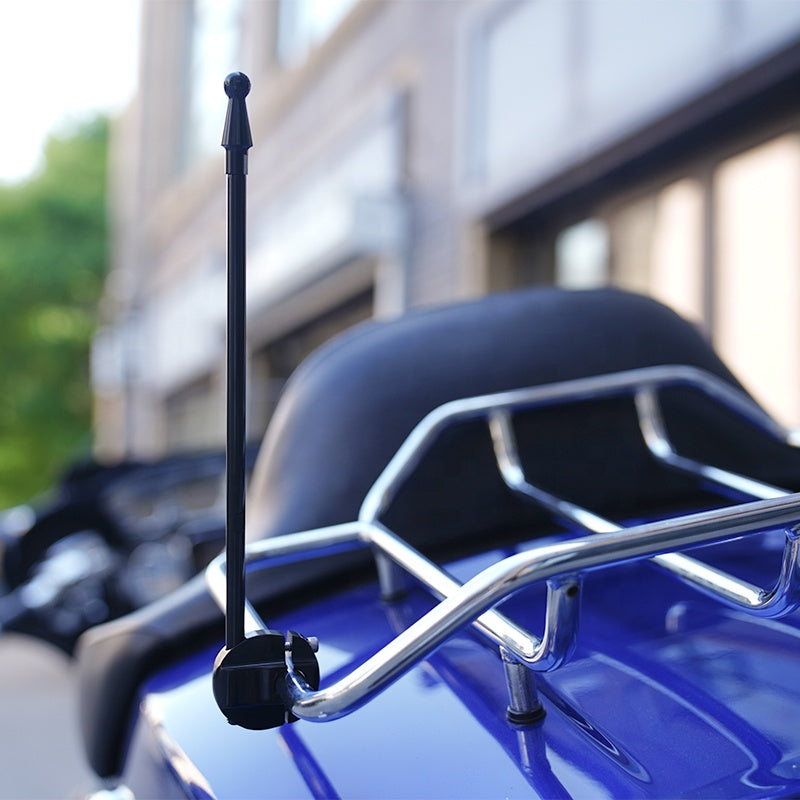 Motorcycle Flag Pole for HD Touring Luggage Racks Fits Most Tubing with 1.2cm Diameter Sign Accessories