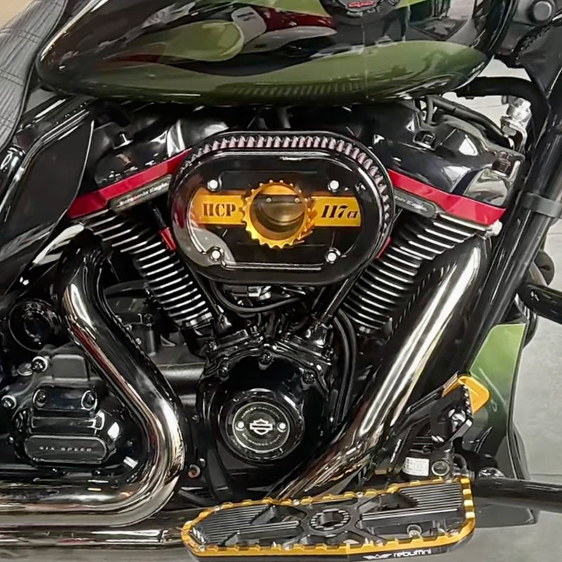 New HD Touring Softail PB Style Motorcycle Air Intakes See-Through Air Cleaner Catch Can Model Oil Filter Air-Oil Separator
