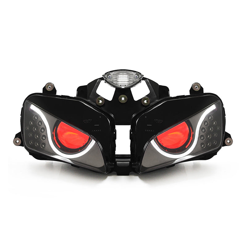 Hondaa CBR600RR 2003-2006 New Condition ABS Material LED Optical Fiber Headlight Assembly 6000k Motorcycle Lighting Systems