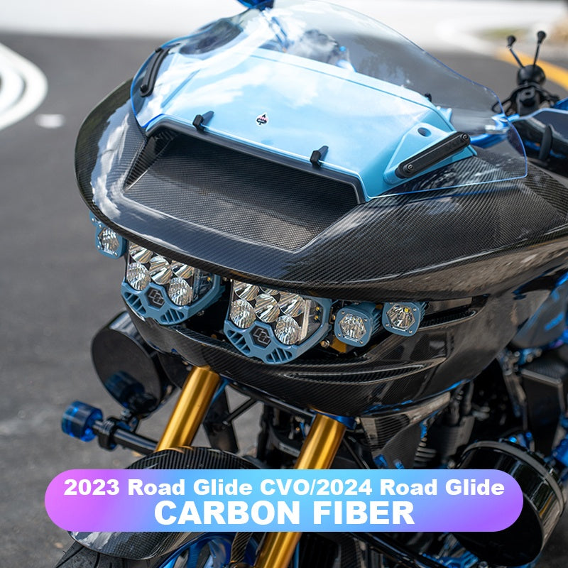 Road Glide CVO 2023 with 2024 Carbon Fiber Elements Compatible Systems Accessories Motorcycle Frame & Body Parts