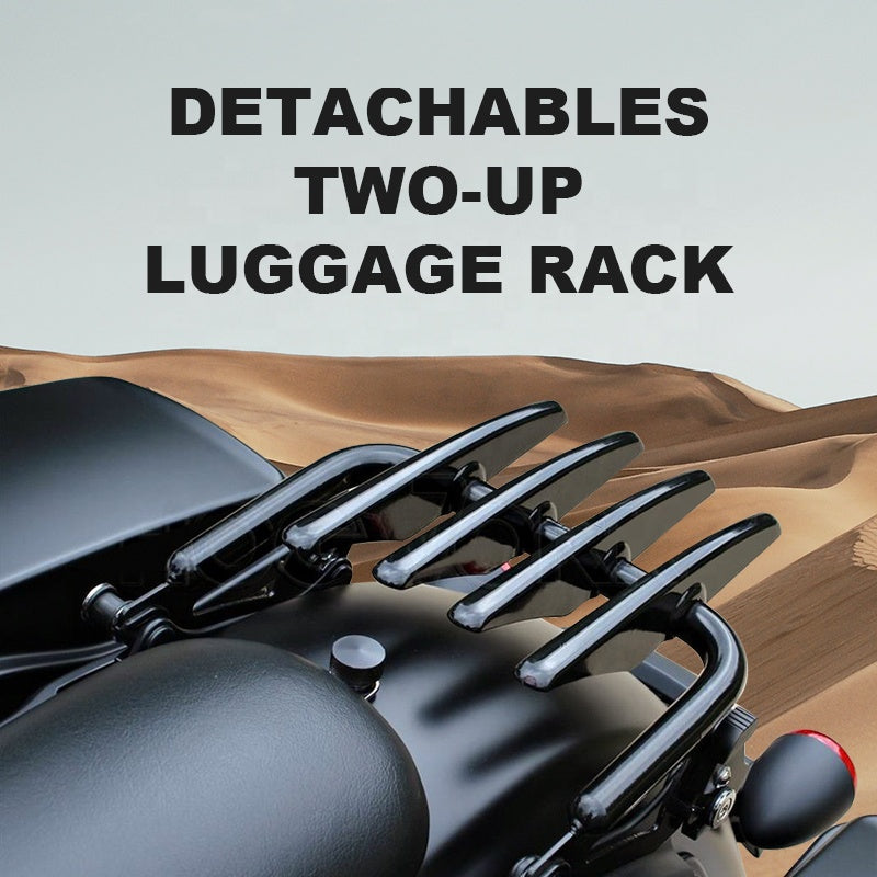 HD Touring Stealth Detachables Two-Up Luggage Rack for 09-Later Street Glide Road Glide Motorcycle Accessories