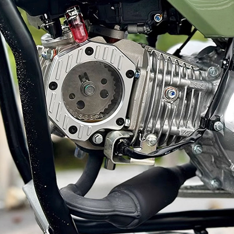 CrossCub110 CNC Aluminium Alloy Clear Camshaft Cover Engine Transparent Cam Cover for CC110 Motorcycle Frame & Body Parts