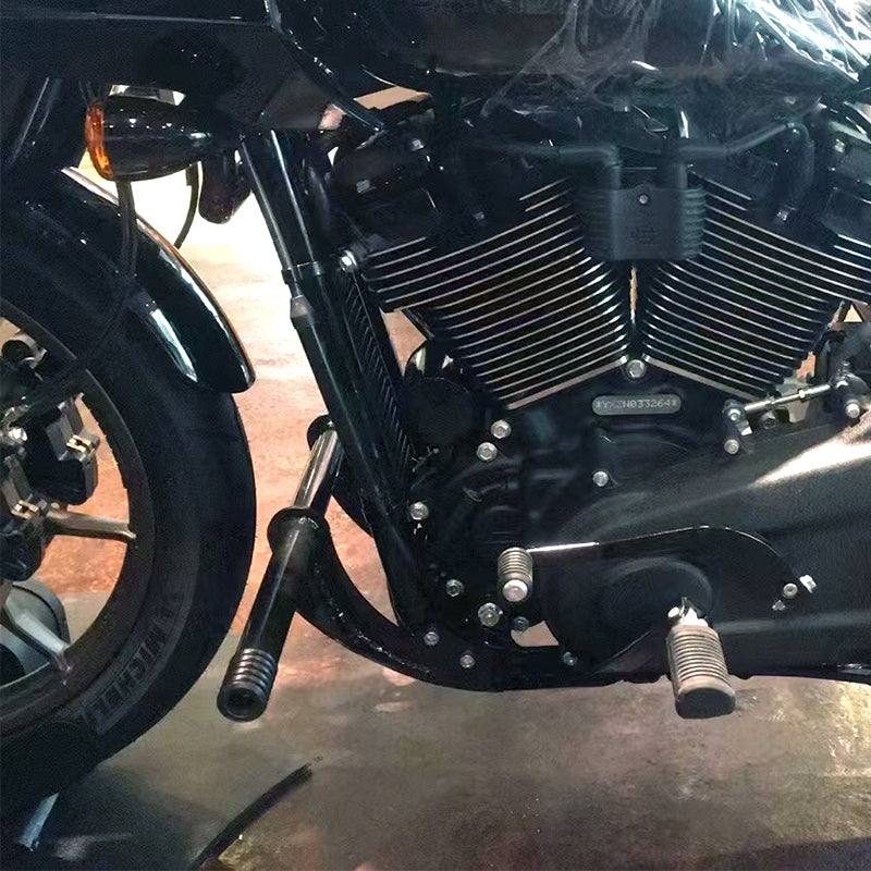 Ds Stylefreeway Barsget Tip-over Protectionwith Sleek West Coast Style Handlebar for Softail Models Without FORWARD CONTROL