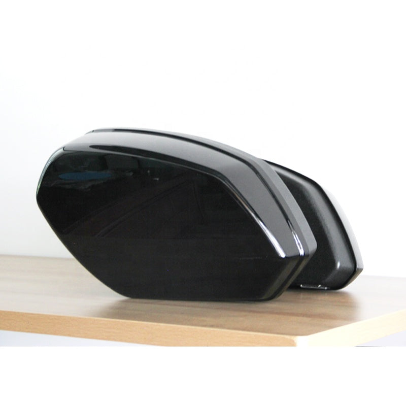 Black FXLRST Saddlebags Luggage Fit 2018-later Low Rider ST FLSB Sport Glide High Motorcycle Tail Boxes Saddlebox