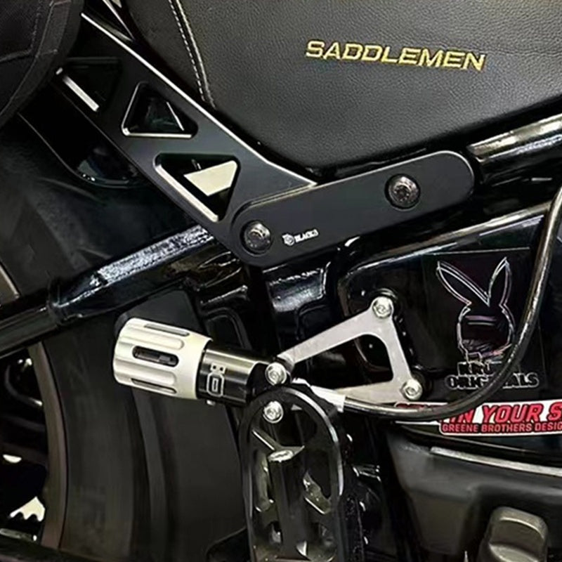 New 2018-Later HD Softail Motorcycle Frame & Body Parts Remote Reservoir Mounts Fit for Ohlins Shocks Only Motorbike Parts
