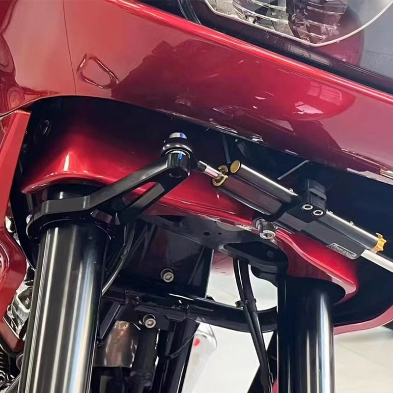 Ohlins HD Road Glide Motorcycle Suspension Parts Steering Damper Bracket with Front Forks 54mm/58mm/49mm Made Durable Aluminium