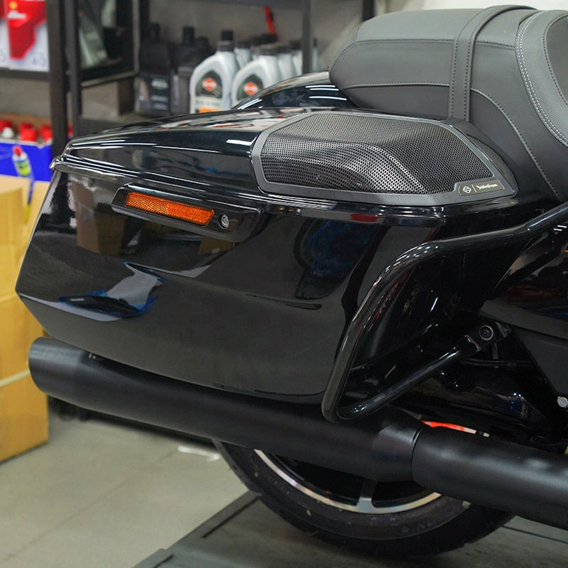 2023 Road Glide CVO Motorcycle Tail Boxes with Saddlebag Speaker Lids Modified Side Box Cover for 2024 Street Glide