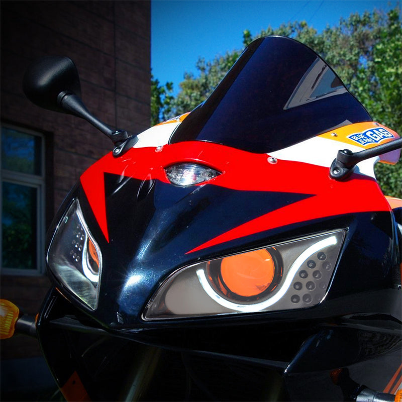 Hondaa CBR600RR 2003-2006 New Condition ABS Material LED Optical Fiber Headlight Assembly 6000k Motorcycle Lighting Systems
