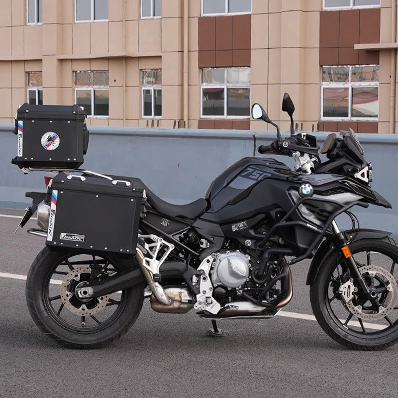 GSADV Aluminum Motorcycle Top Boxes for F750GS Tail Box Top Case Rear Trunk Side Cases Panniers