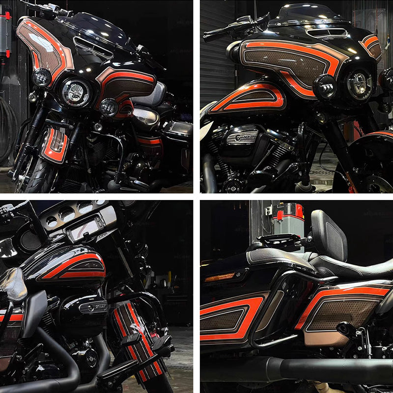 Premium Custom Decals for Motorcycles Luxury Design with Superior Quality Graphics Protective and Decorative Aesthetic