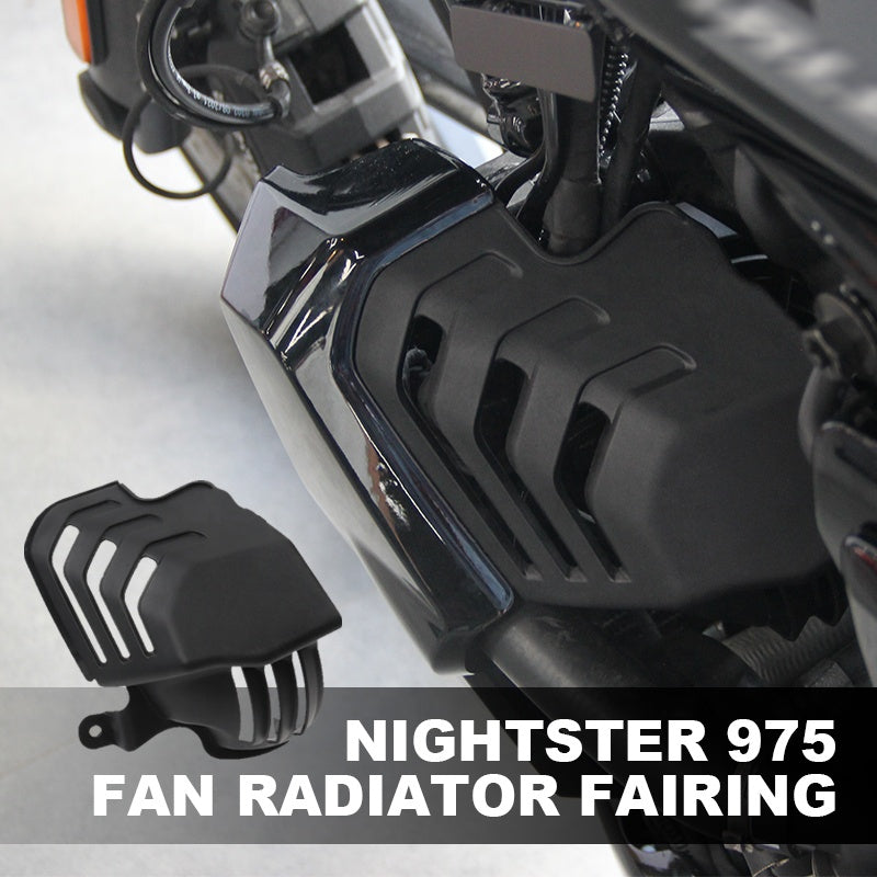 2022 Nightster975 Motorcycle Tank Radiator Cover Hot Cooling Air Deflector Spoiler Guard Steel PC Material Fit RH975 Later Model
