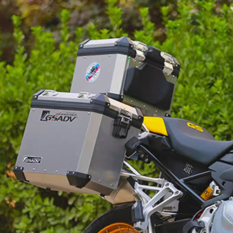 GSADV Aluminum Motorcycle Top Boxes for F750GS Tail Box Top Case Rear Trunk Side Cases Panniers