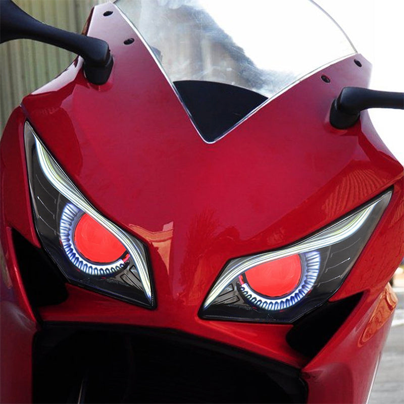 Hondaa CBR1000RR 2012-2016 Projector LED Headlight Assembly Optical Fiber Plastic 6000k Perfect Fit Motorcycle Led Headlights