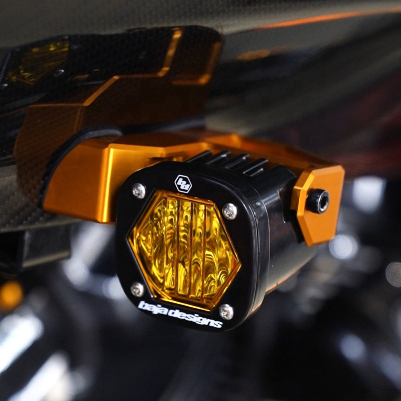 Baja S1 Bracket Kit Fit for HD 2015-later Road Glide Motor Front Turn Signals Mounting Brackets Easy Installation