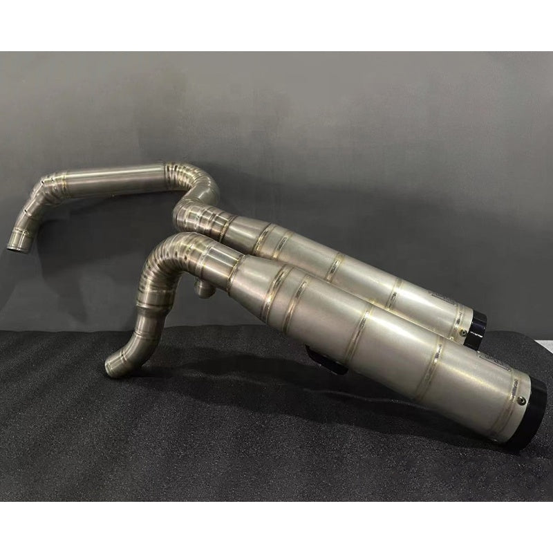 2018-2023 HD Softail New Condition Titanium Alloy 2-into-2 Performance Stainless Steel Motorcycle Exhaust System