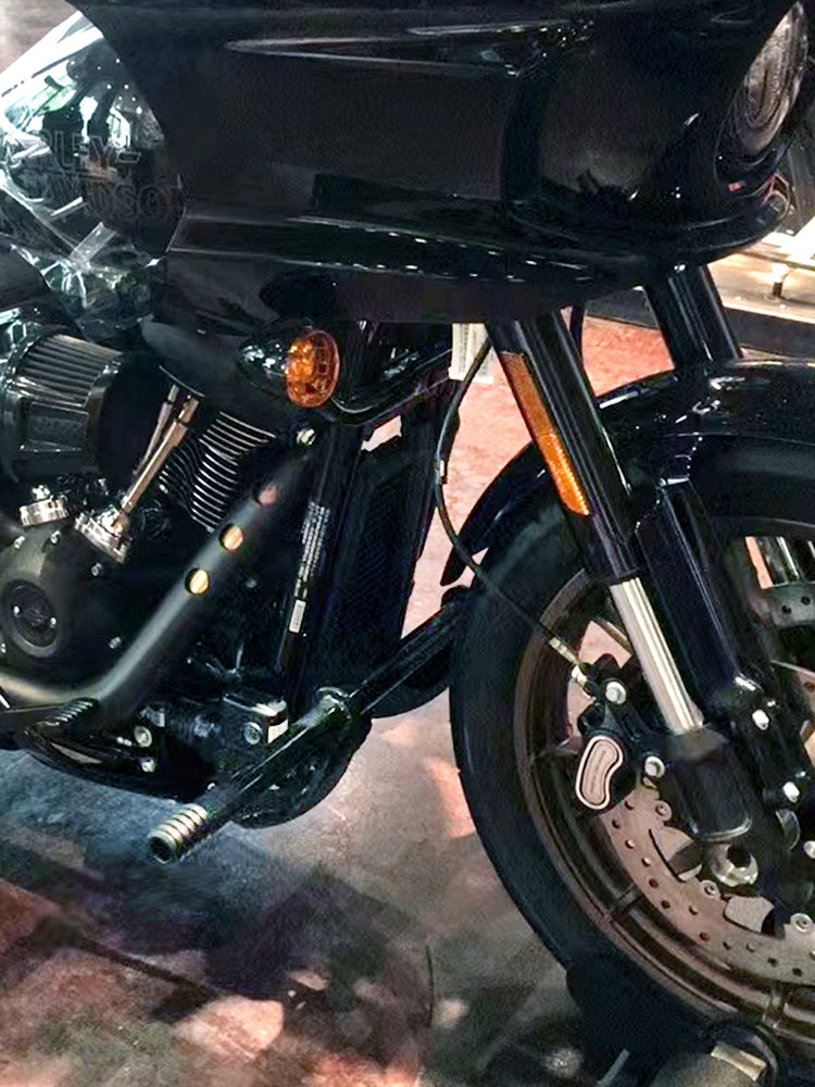 Ds Stylefreeway Barsget Tip-over Protectionwith Sleek West Coast Style Handlebar for Softail Models Without FORWARD CONTROL