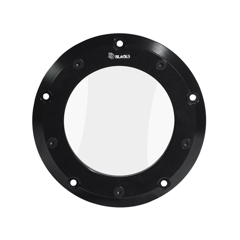 HD Touring Softail Motorcycle Timing Engine Clutch Side Cover Transparent See-Through Derby Cover Plastic Engine Parts Fit