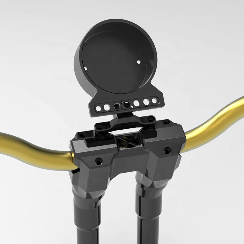 2014-Later Sportster XL883N Motorcycle Riser Top Gauge Mount Adjustable Tilt 1200N Gauge Bezel New Condition Aluminum Alloy