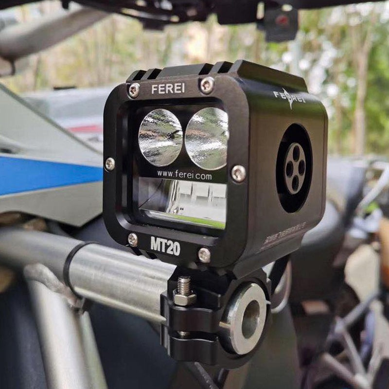 MT20 1.25 Inch LED Spotlight Motorcycles 12V Engine Guard Cool Warm White Auxiliary Driving Lights Yellow 6000K Color