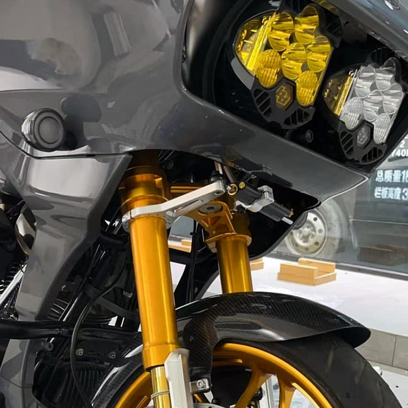 Ohlins HD Road Glide Motorcycle Suspension Parts Steering Damper Bracket with Front Forks 54mm/58mm/49mm Made Durable Aluminium