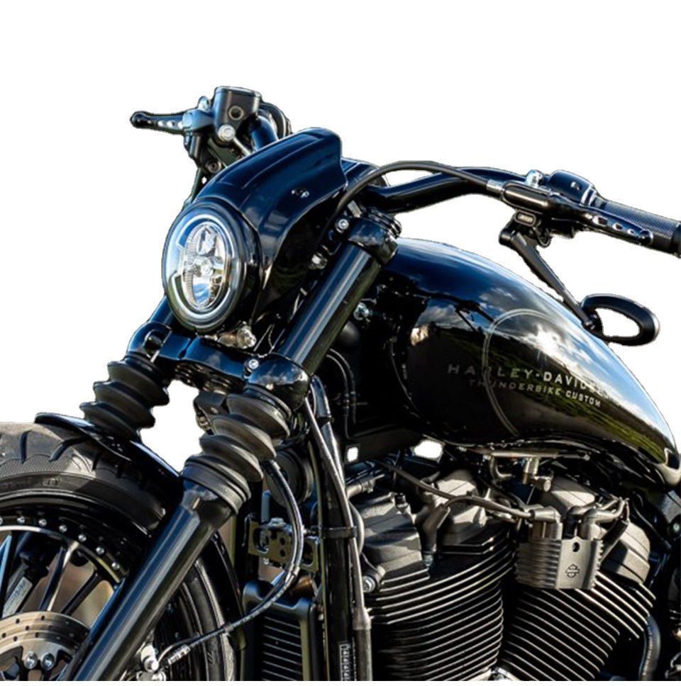 Fit for Harleyy Davidson Night Rod Handlebar Batwing Fairing 883 Xl1200 Motorcycle Front Fairing Modified Retro Lampshade