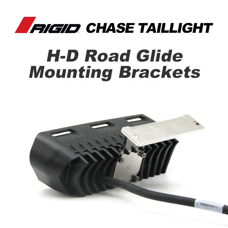 RIGID Industries Chase Taillight Stainless Steel Mounting Bracket for 15-later H-D Road Glide Motorcycle Accessories