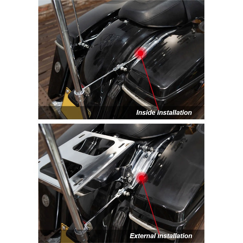 HD Touring Electra Glide Wind-Resistant Flag Mounting New Single Side Flagpole Road Glide Street Glide Motorcycle Accessories