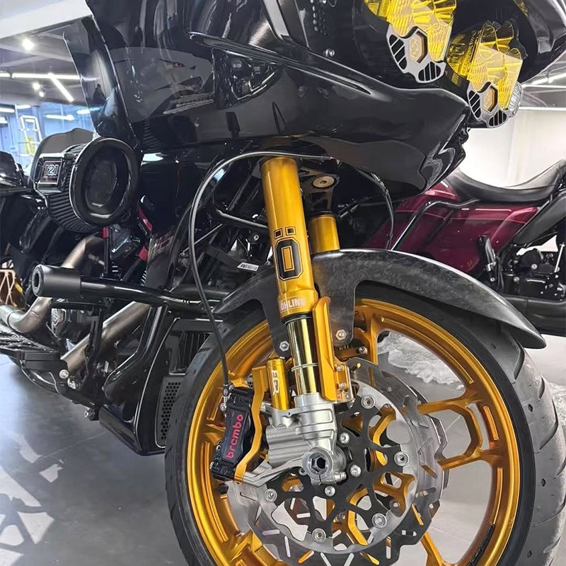 Ohlins FGR300 Front Suspension Protection Brake System Customized HD Touring Kit Dust Cover Other Motorcycle Suspension Parts