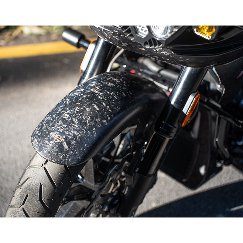 2023 Road Glide CVO 2024 Road Glide Motorcycle Frame Body Parts Accessories Forged Carbon Fiber Rear Tank Elements Compatible