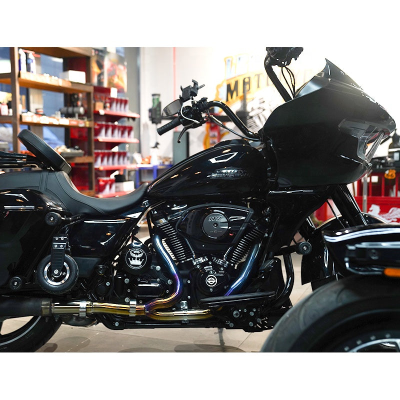 2017-later Touring Motorcycle Titanium Alloy Headpipes Exhaust System Custom HeaderPipes Inner Core 2024 Road Glide Street Glide